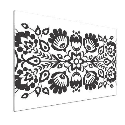 Panel do kuchni Ludowe kwiaty