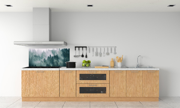 Panel do kuchni Mgła nad lasem