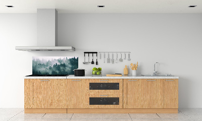 Salpicadero para cocina Niebla sobre el bosque