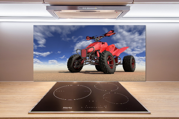 Panel de pared de cocina Quad en el desierto