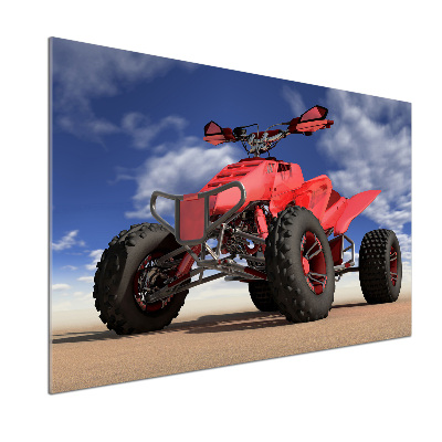 Panel de pared de cocina Quad en el desierto