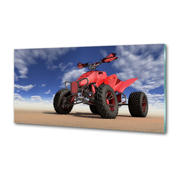 Panel de pared de cocina Quad en el desierto