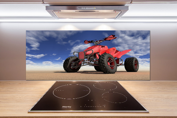 Panel de pared de cocina Quad en el desierto