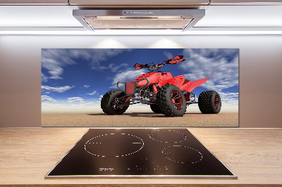 Panel de pared de cocina Quad en el desierto