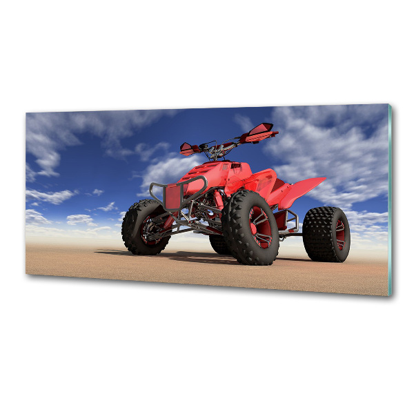 Panel de pared de cocina Quad en el desierto