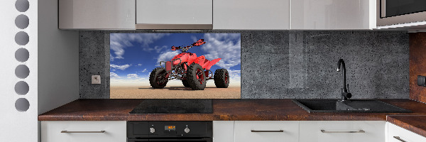 Panel de pared de cocina Quad en el desierto