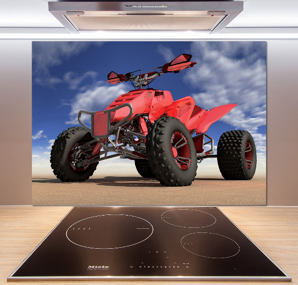 Panel de pared de cocina Quad en el desierto