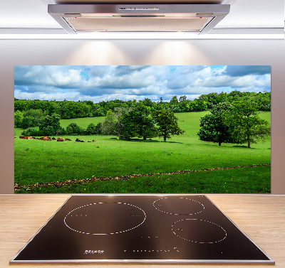 Salpicadero de cocina Colinas verdes