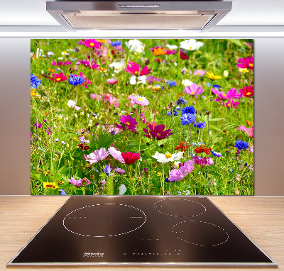 Salpicadero de cocina Flores silvestres