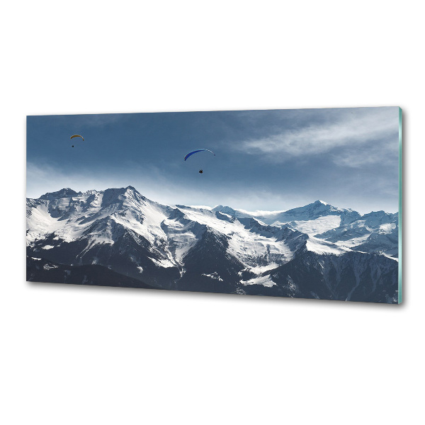 Panel do kuchni Paralotnie Alpy