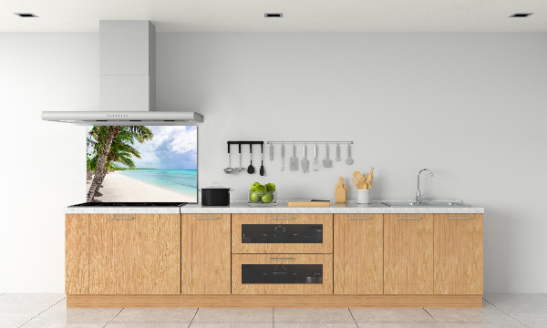 Salpicadero para cocina Playa tropical