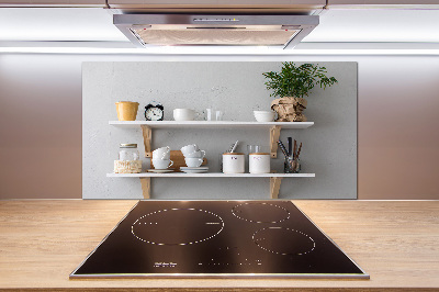 Salpicadero para cocina Decoraciones en el estante