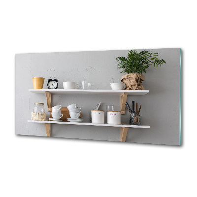 Salpicadero para cocina Decoraciones en el estante