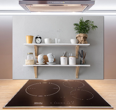 Salpicadero para cocina Decoraciones en el estante