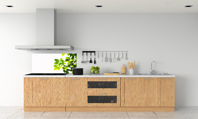 Panel szklany do kuchni Liście