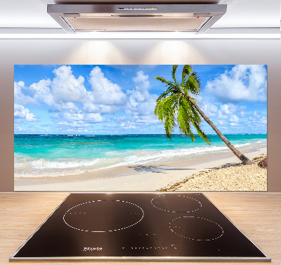 Panel de pared de cocina Playa tropical
