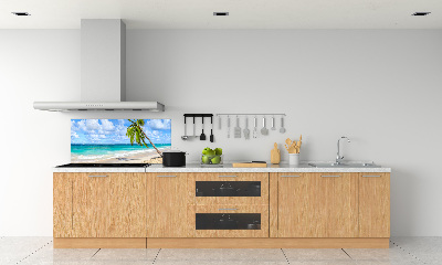 Panel de pared de cocina Playa tropical