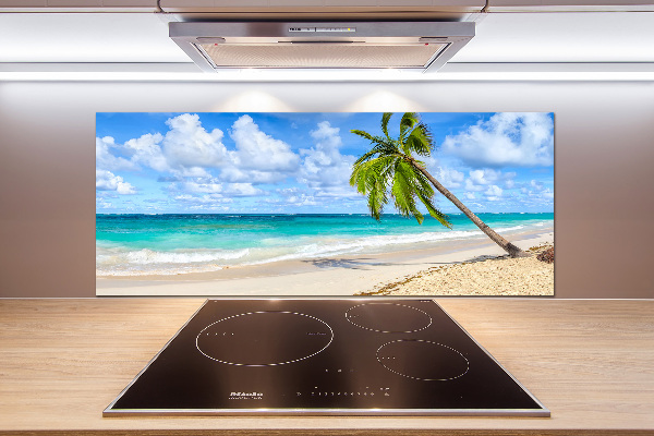 Panel de pared de cocina Playa tropical