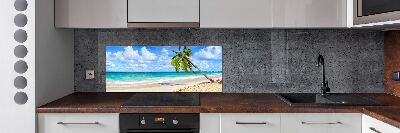 Panel de pared de cocina Playa tropical