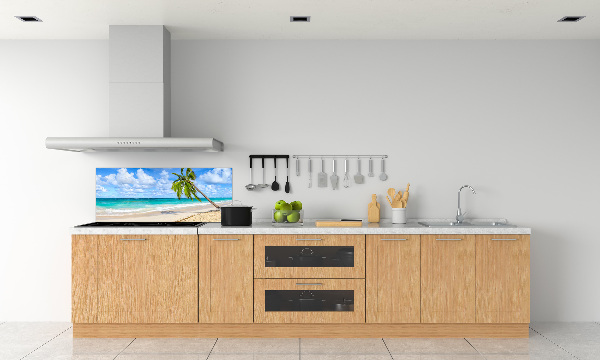 Panel de pared de cocina Playa tropical