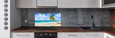 Panel de pared de cocina Playa tropical