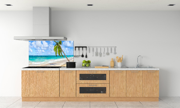 Panel de pared de cocina Playa tropical
