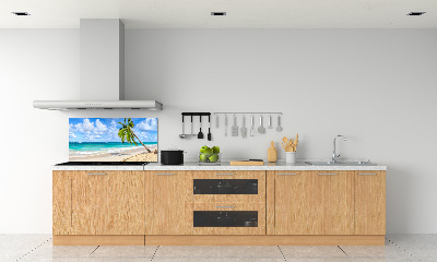 Panel de pared de cocina Playa tropical