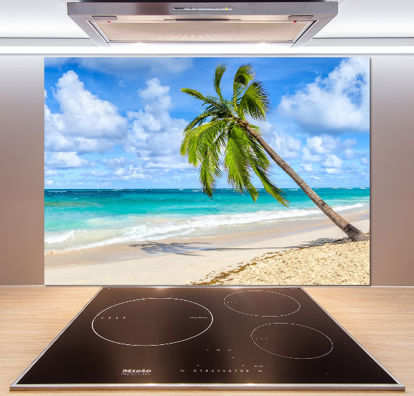 Panel de pared de cocina Playa tropical