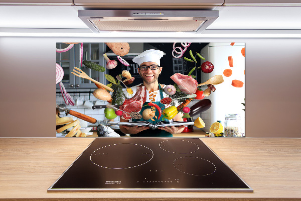 Panel antisalpicaduras Recetas de chef