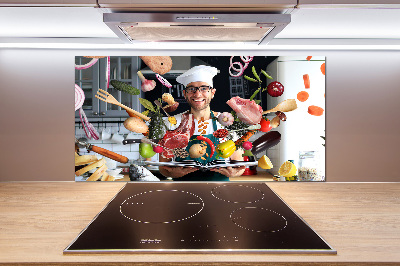 Panel antisalpicaduras Recetas de chef