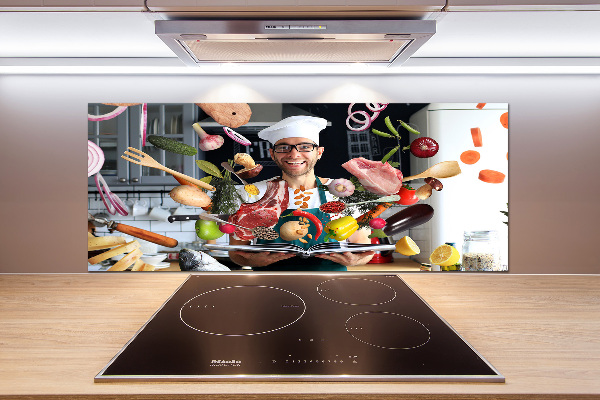 Panel antisalpicaduras Recetas de chef