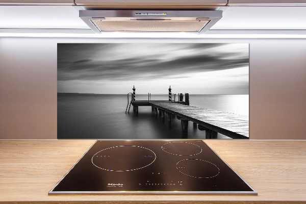 Salpicadero de cocina Muelle en el lago