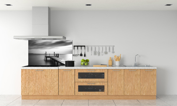 Salpicadero de cocina Muelle en el lago