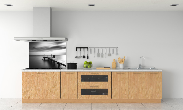 Salpicadero de cocina Muelle en el lago