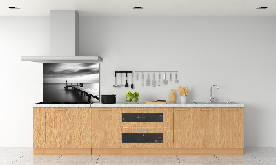 Panel do kuchni Molo nad jeziorem