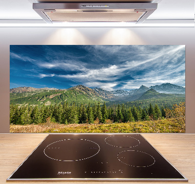 Panel de pared de cocina Otoño en los montes Tatra