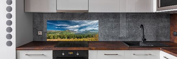 Panel de pared de cocina Otoño en los montes Tatra