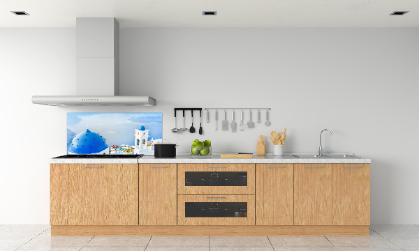 Panel do kuchni Santorini Grecja