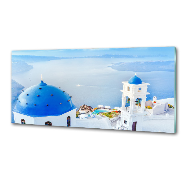 Panel de pared de cocina Santorini, Grecia