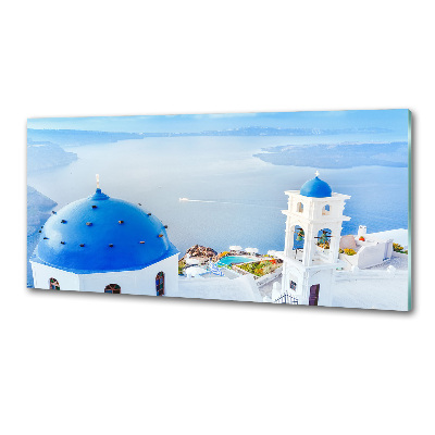 Panel de pared de cocina Santorini, Grecia