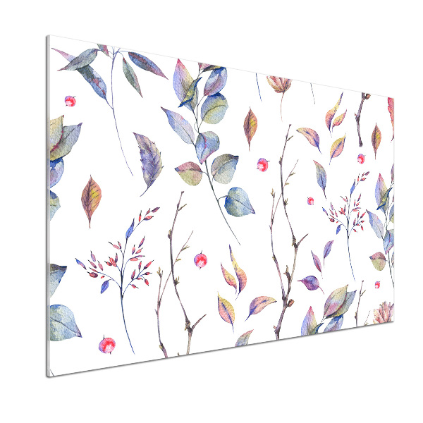 Panel de pared de cocina Hojas