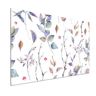 Panel de pared de cocina Hojas