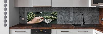 Panel do kuchni Topy marihuany