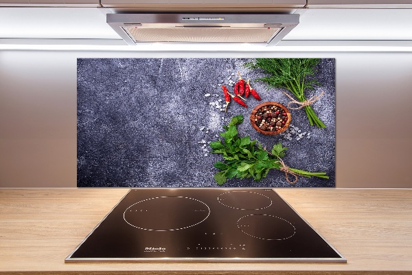 Salpicadero de cocina Hierbas y especias