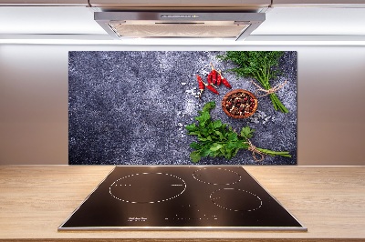 Salpicadero de cocina Hierbas y especias