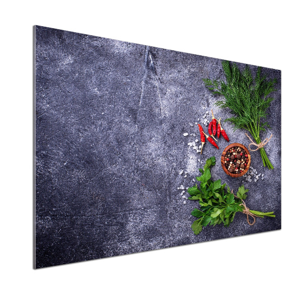 Salpicadero de cocina Hierbas y especias