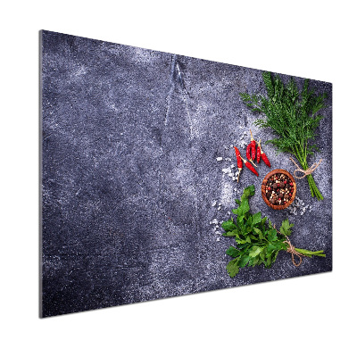 Salpicadero de cocina Hierbas y especias