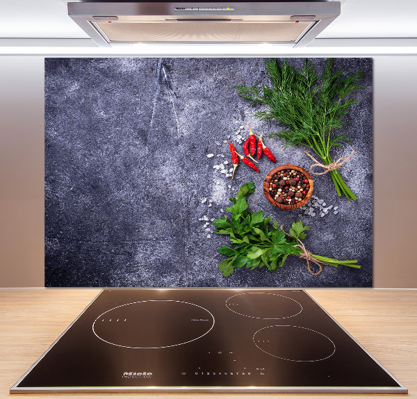 Salpicadero de cocina Hierbas y especias