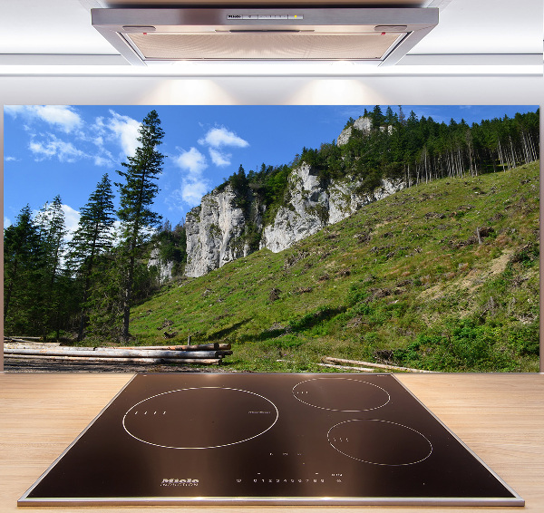 Panel do kuchni Skaliste szczyty