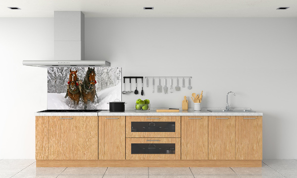 Salpicadero para cocina Paseo en trineo